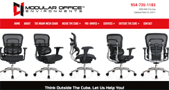 Desktop Screenshot of modularofficeenvironments.com