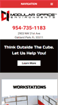 Mobile Screenshot of modularofficeenvironments.com